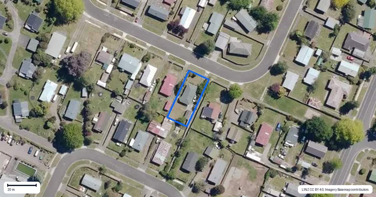 Property context map for 19 Te Takinga Street, Turangi