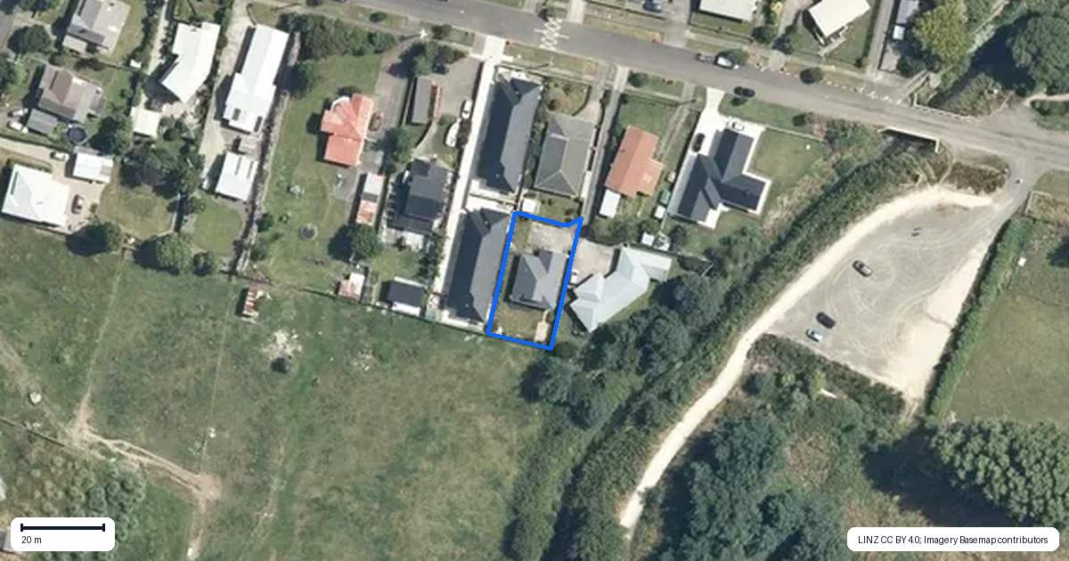 Property context map for 7A Rata Street, Feilding
