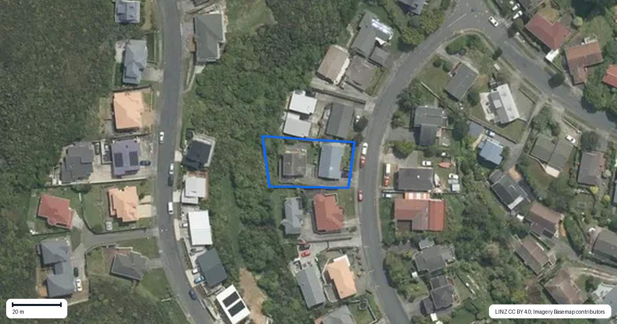 Property context map for 105A Kanpur Road, Broadmeadows, Wellington