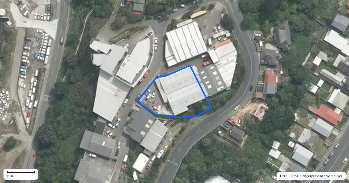 Property context map for 5 Ropa Lane, Miramar, Wellington