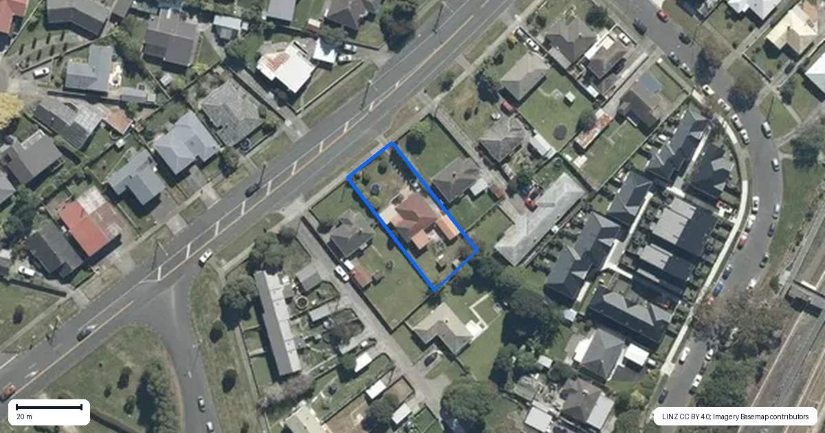 Property context map for 1088 High Street, Taita, Lower Hutt