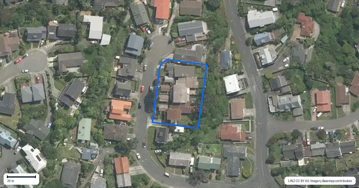Property context map for 10A Te Kiteroa Grove, Churton Park, Wellington