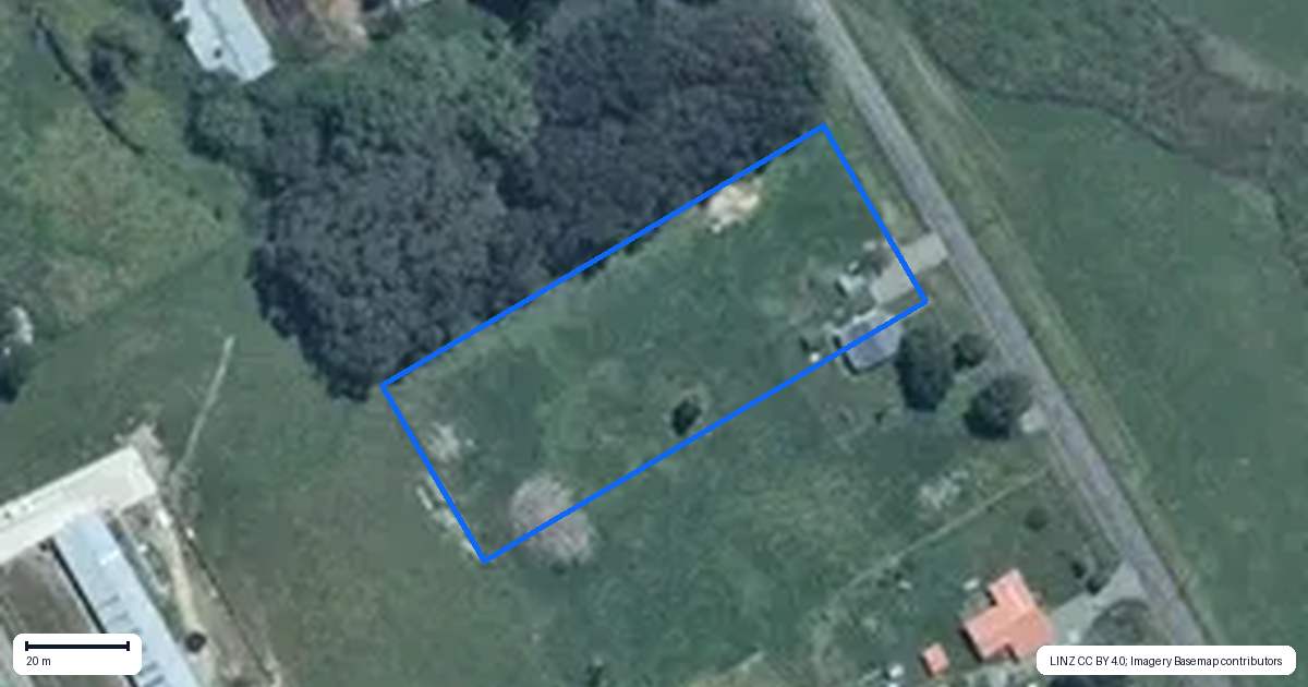 Property context map for 107 Akers Road, Linton, Palmerston North