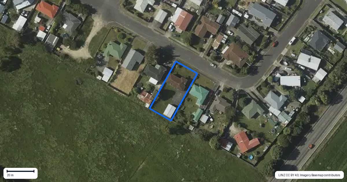 Property context map for 59 Strathmore Avenue, Levin