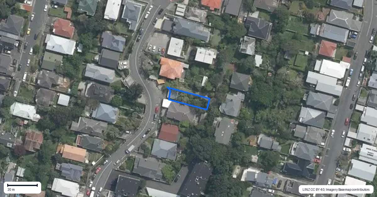 Property context map for 33 Hamilton Road, Hataitai, Wellington