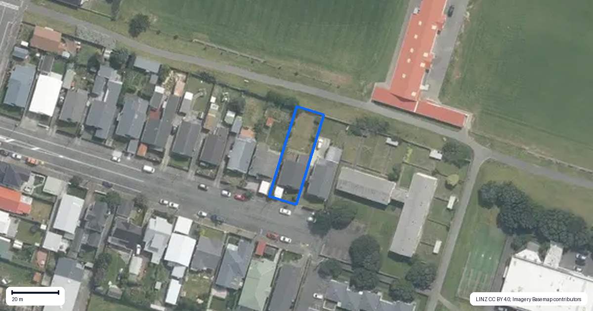 Property context map for 99 Endeavour Street, Lyall Bay, Wellington