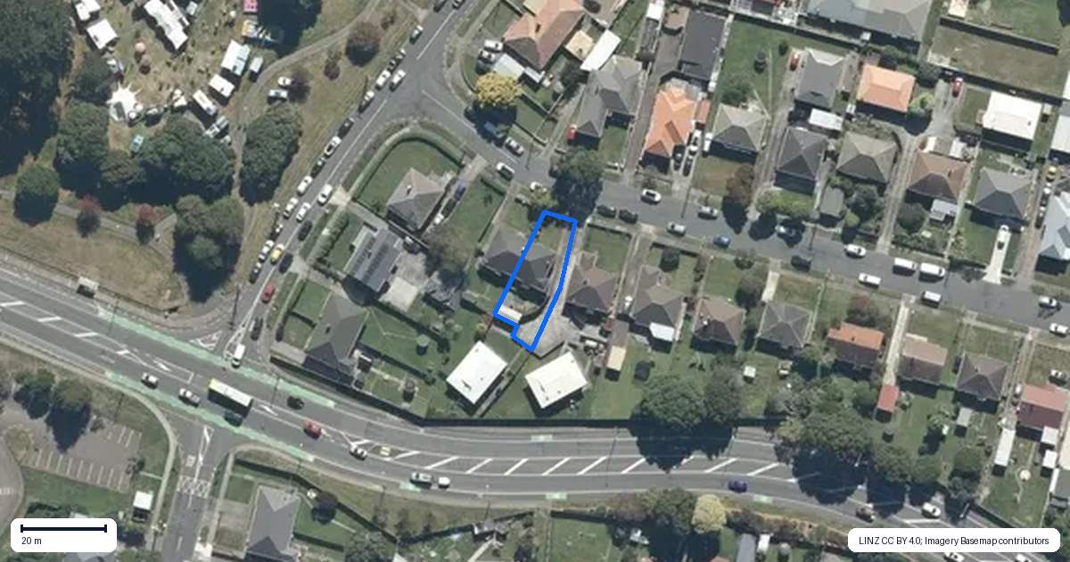 Property context map for 1/27 Gadsby Street, Avalon, Lower Hutt