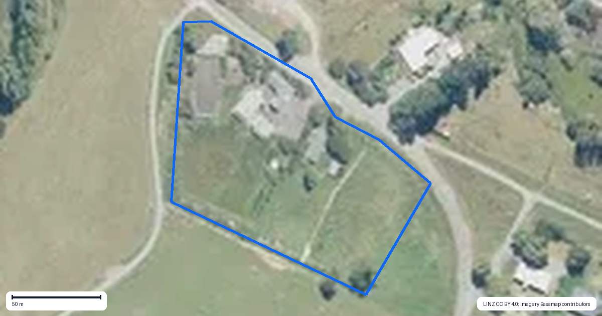 Property context map for 2936 White Rock Road, Tuturumuri, Martinborough