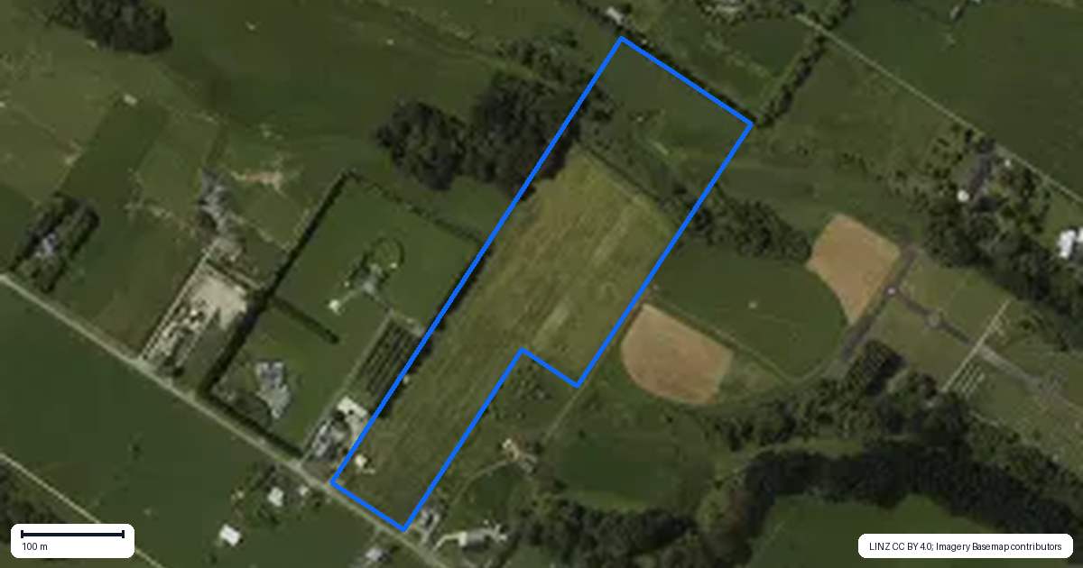 Property context map for 138 Lindsay Road, Levin