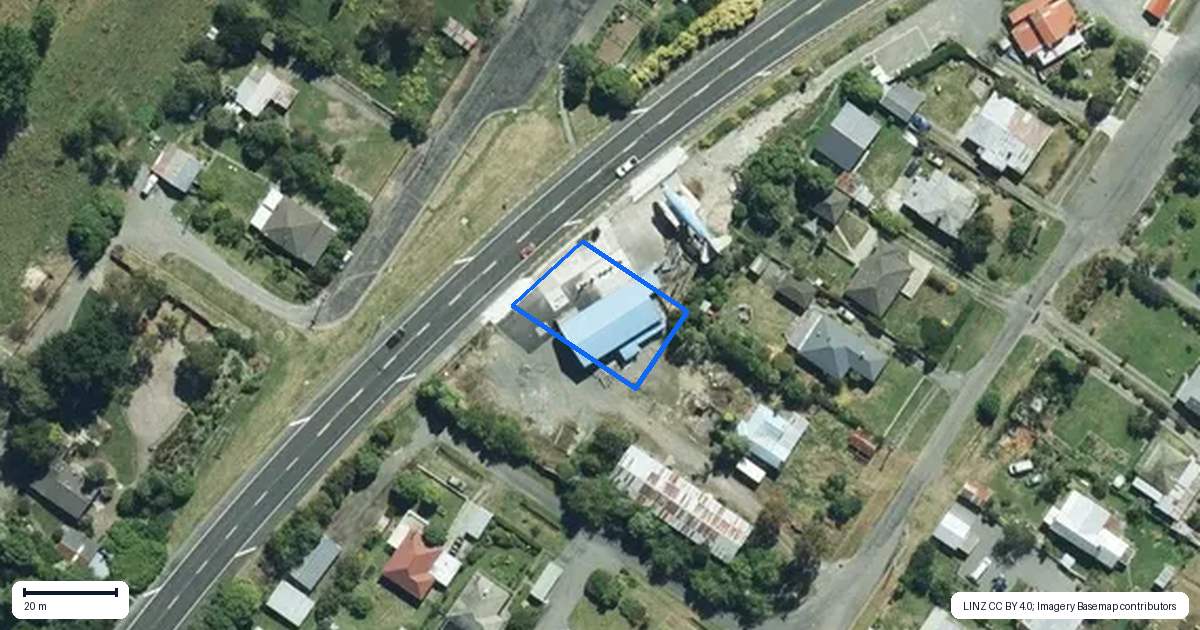 Property context map for 6332 State Highway 1, Mangaweka