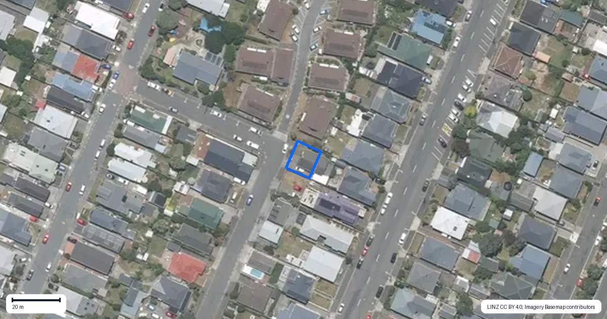 Property context map for 16 King Street, Petone, Lower Hutt