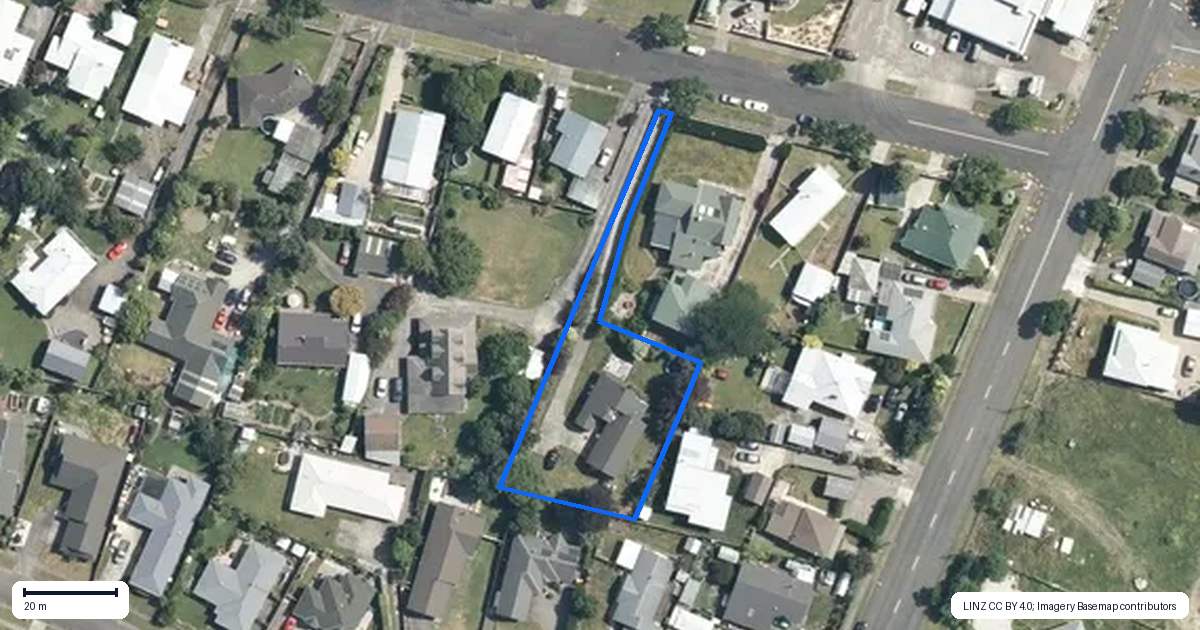 Property context map for 4A Pirinoa Street, Feilding