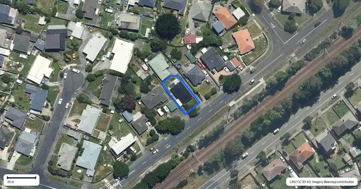 Property context map for 1/141 Oxford Terrace, Epuni, Lower Hutt