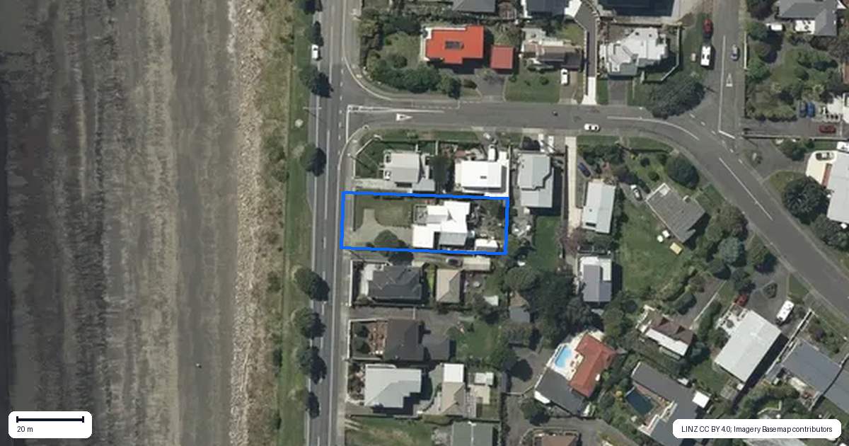 Property context map for 97 Marine Parade, Paraparaumu Beach, Paraparaumu