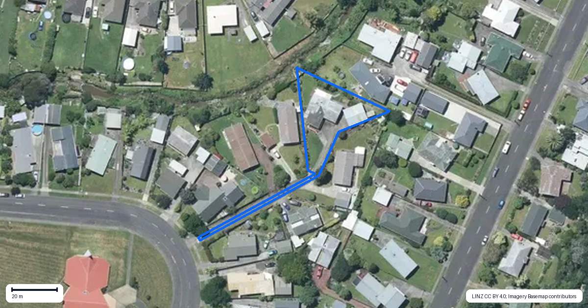 Property context map for 48 Raine Street, Whanganui East, Whanganui