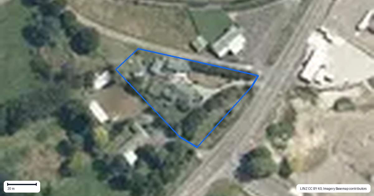 Property context map for 122 Kawakawa Road, Feilding