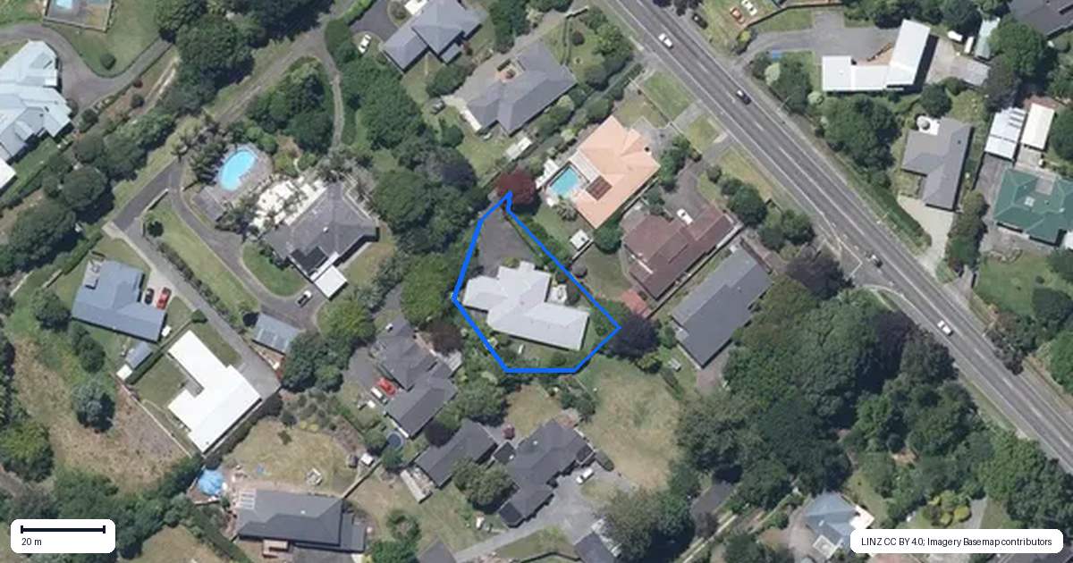 Property context map for 157E Great North Road, Otamatea, Whanganui