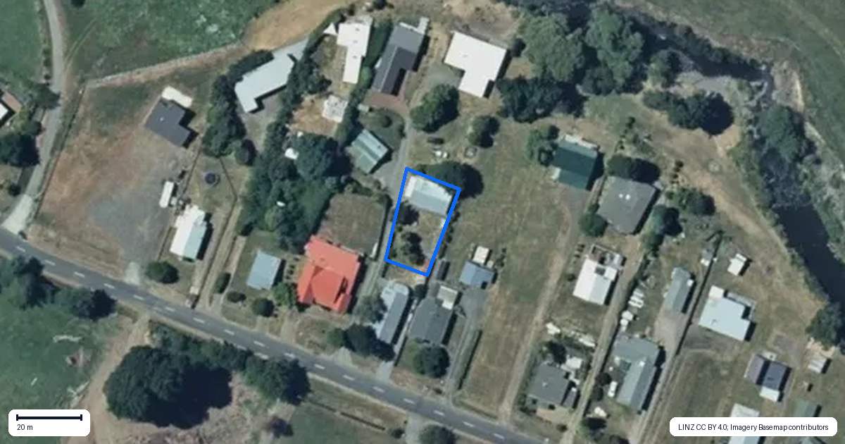 Property context map for 60F Burns Street, Ohakune