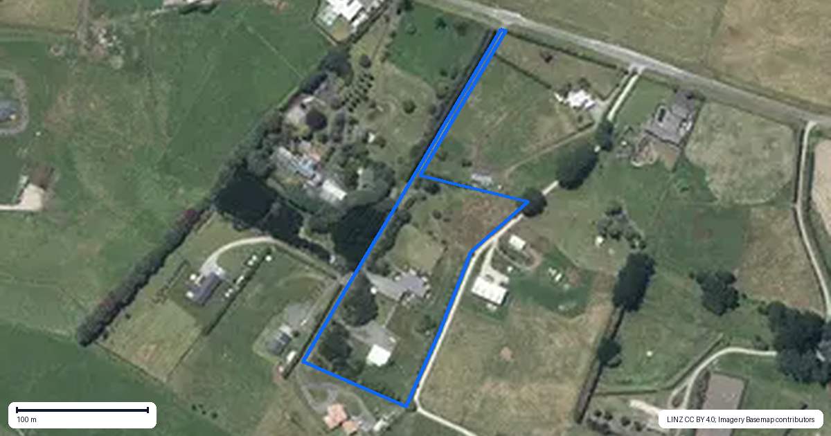 Property context map for 97 Seafield Road, Westmere, Whanganui