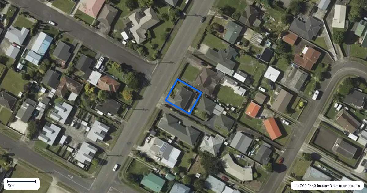 Property context map for 174 Bartholomew Road, Levin