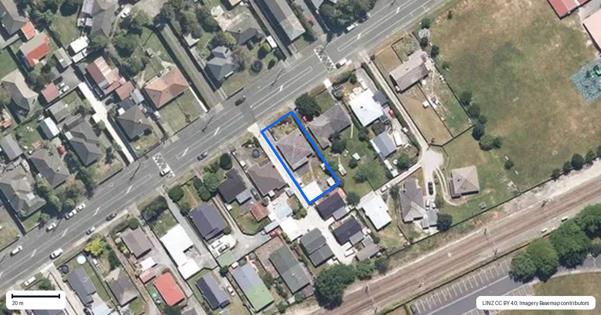 Property context map for 44 Palmer Crescent, Silverstream, Upper Hutt