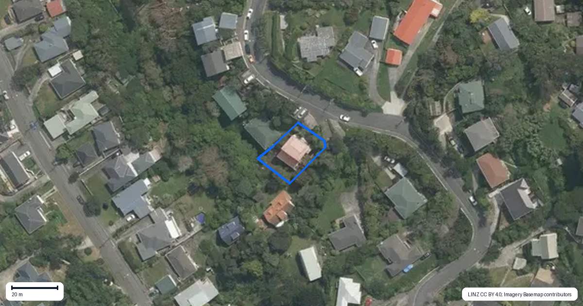Property context map for 72C Black Rock Road, Newlands, Wellington