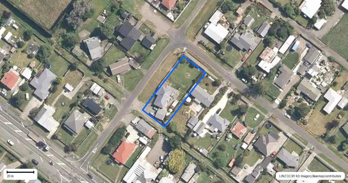 Property context map for 7 Milne Street, Sanson