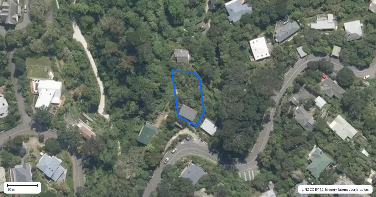 Property context map for 84A Cecil Road, Wadestown, Wellington