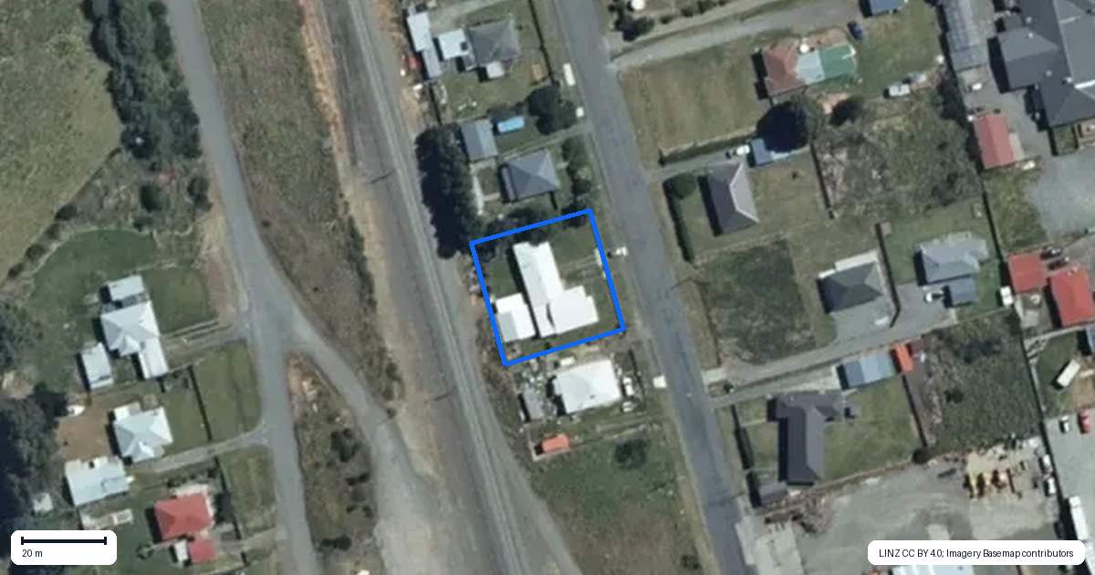 Property context map for 12 Rangipo Street, Waiouru
