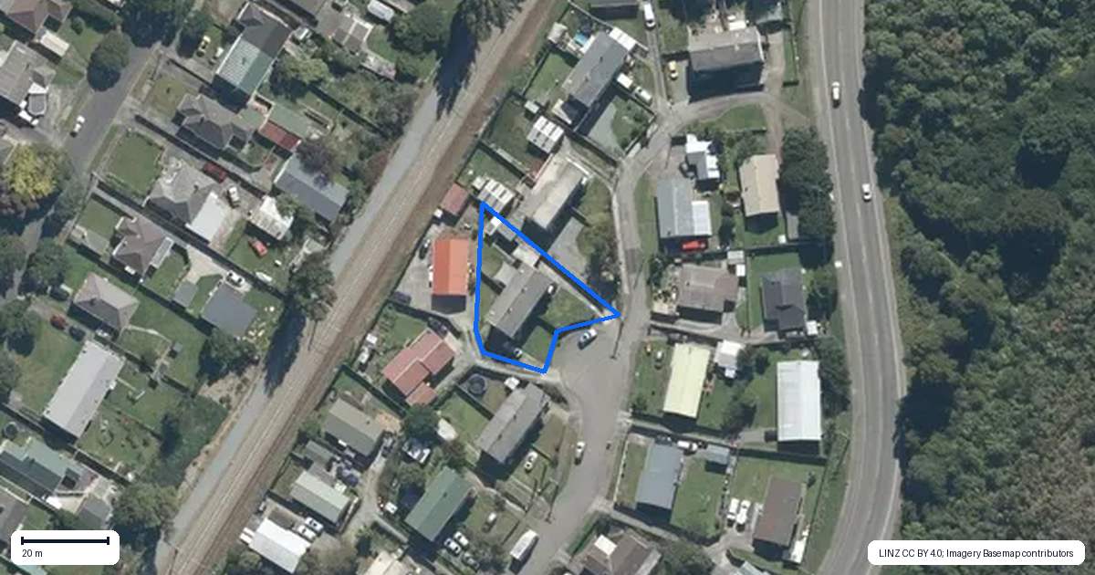 Property context map for 23 Eldon Grove, Taita, Lower Hutt
