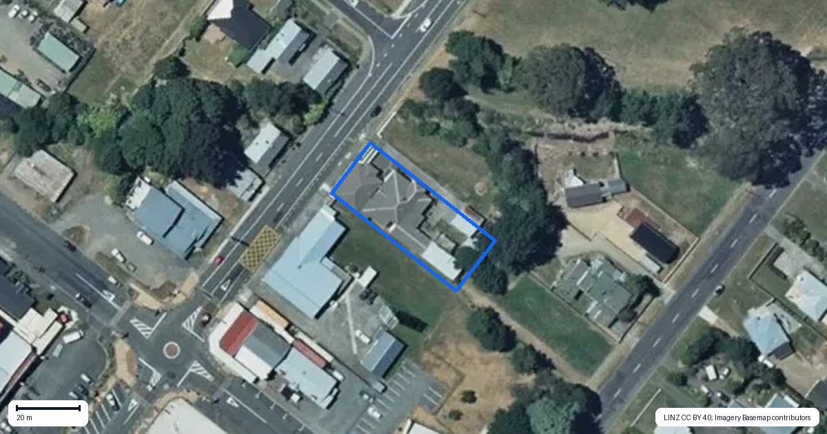 Property context map for 28 Goldfinch Street, Ohakune