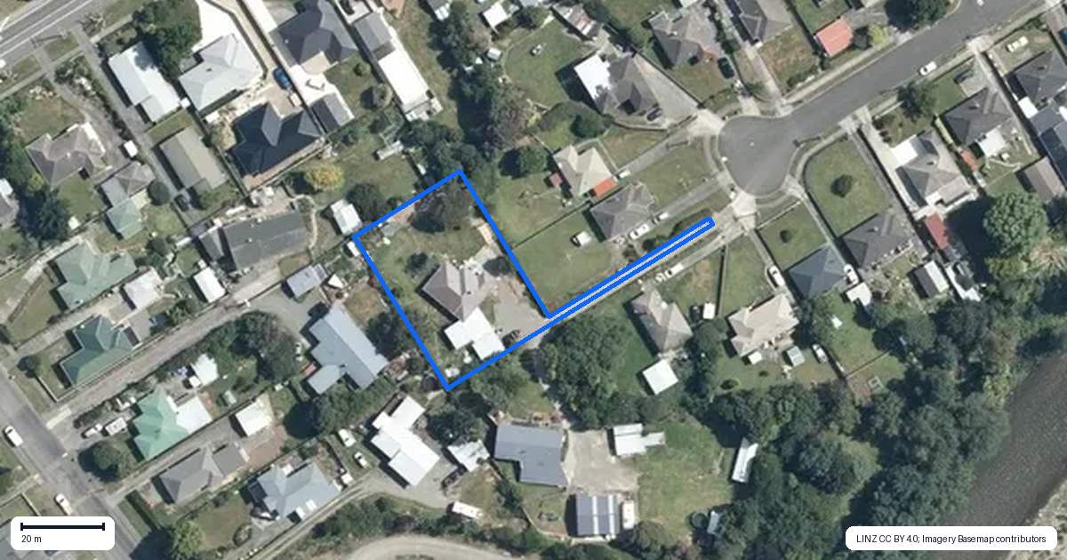 Property context map for 10A Seddon Street, Feilding