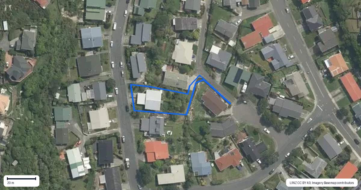 Property context map for 12A Old Coach Road, Johnsonville, Wellington