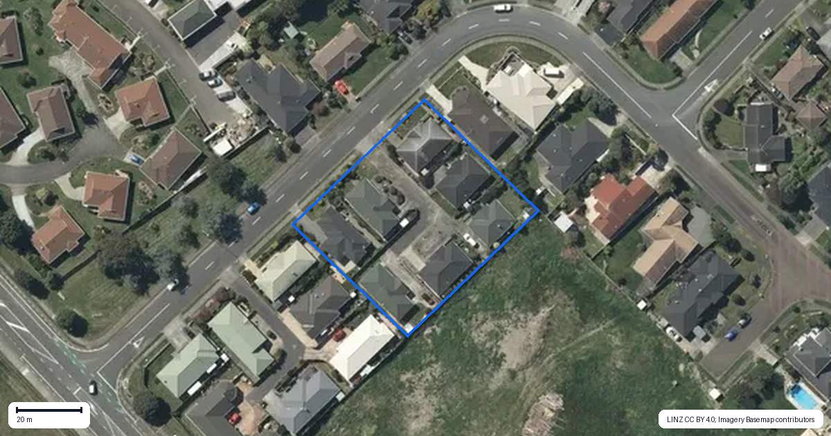 Property context map for 4G Cedar Drive, Paraparaumu Beach, Paraparaumu