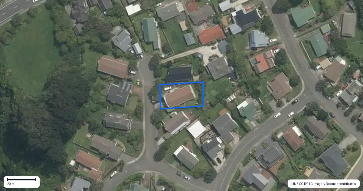 Property context map for 6 Curacao Place, Grenada Village, Wellington