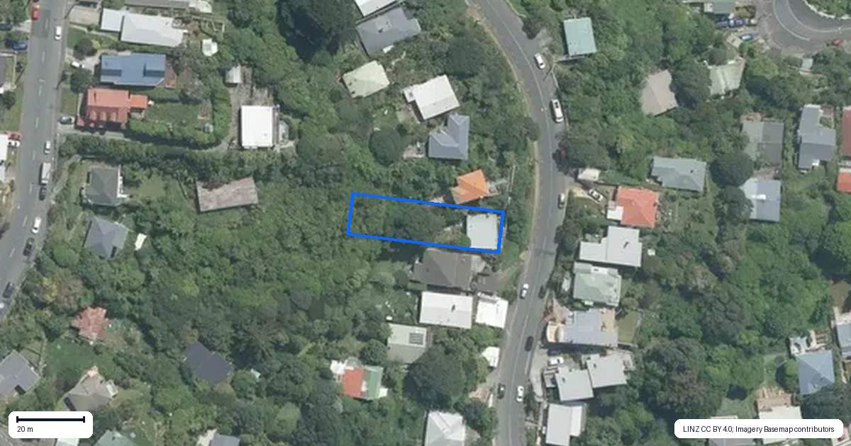 Property context map for 61 Farnham Street, Mornington, Wellington