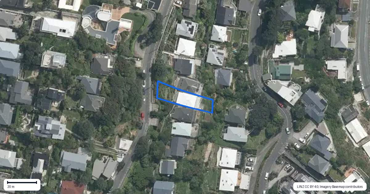 Property context map for 29 Grafton Road, Roseneath, Wellington