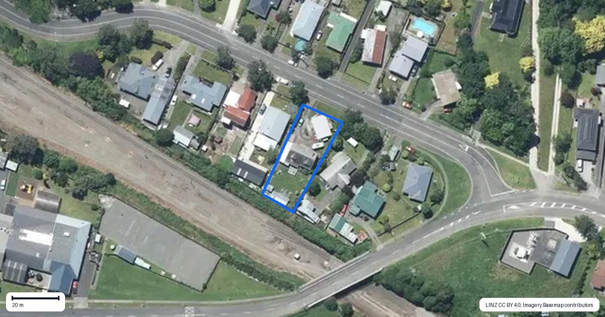 Property context map for 176A No 3 Line, Whanganui East, Whanganui