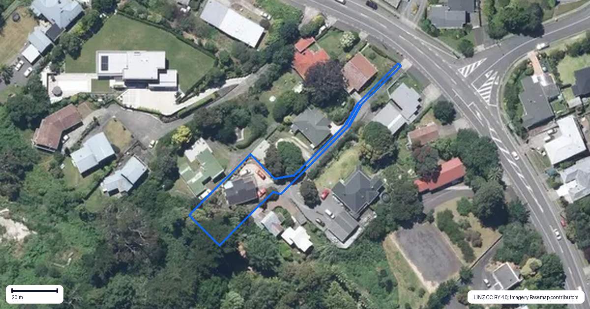 Property context map for 53 Great North Road, Saint Johns Hill, Whanganui