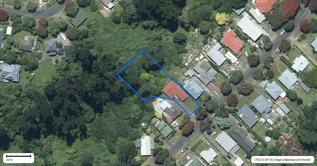 Property context map for 20 Plunket Street, Durie Hill, Whanganui