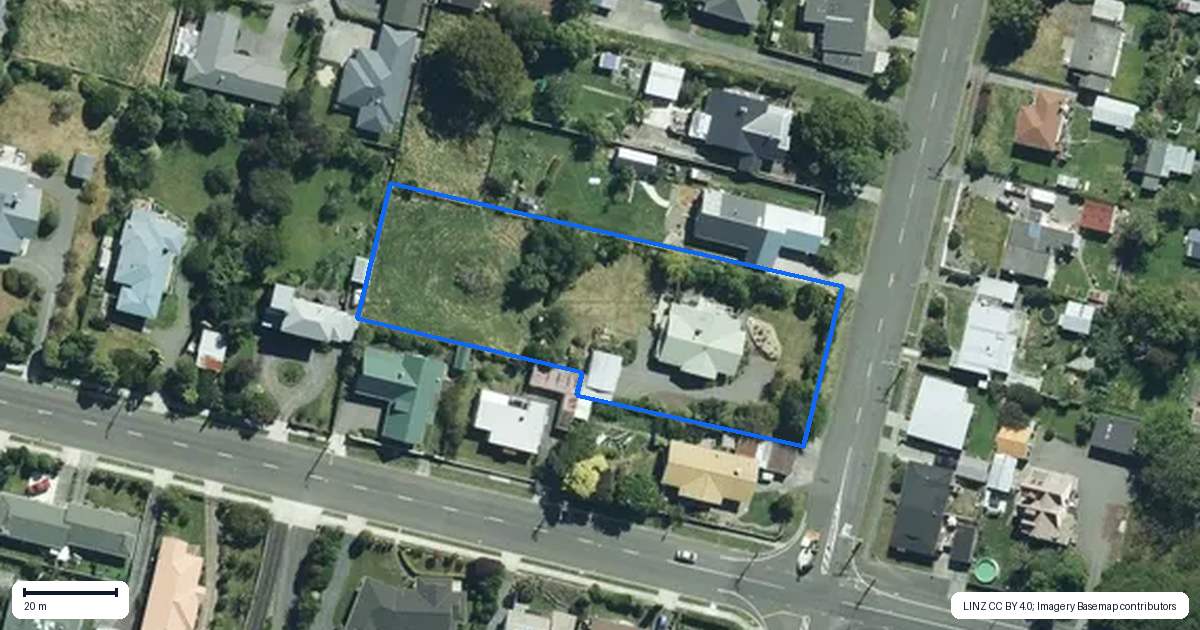 Property context map for 68 Skerman Street, Marton