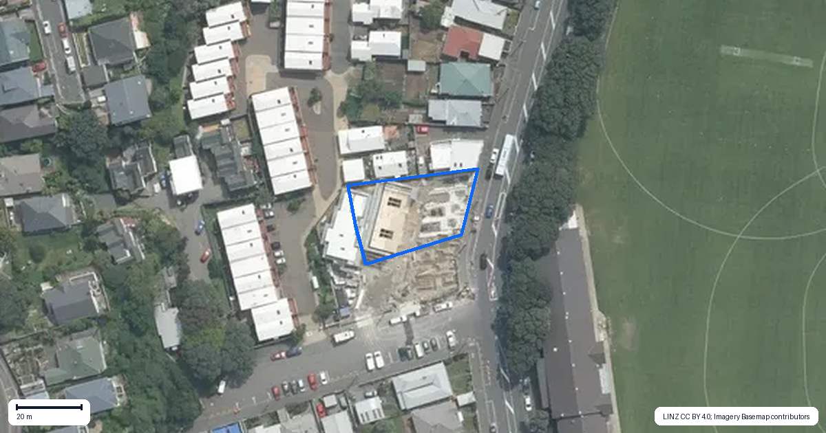 Property context map for 44 Kilbirnie Crescent, Kilbirnie, Wellington