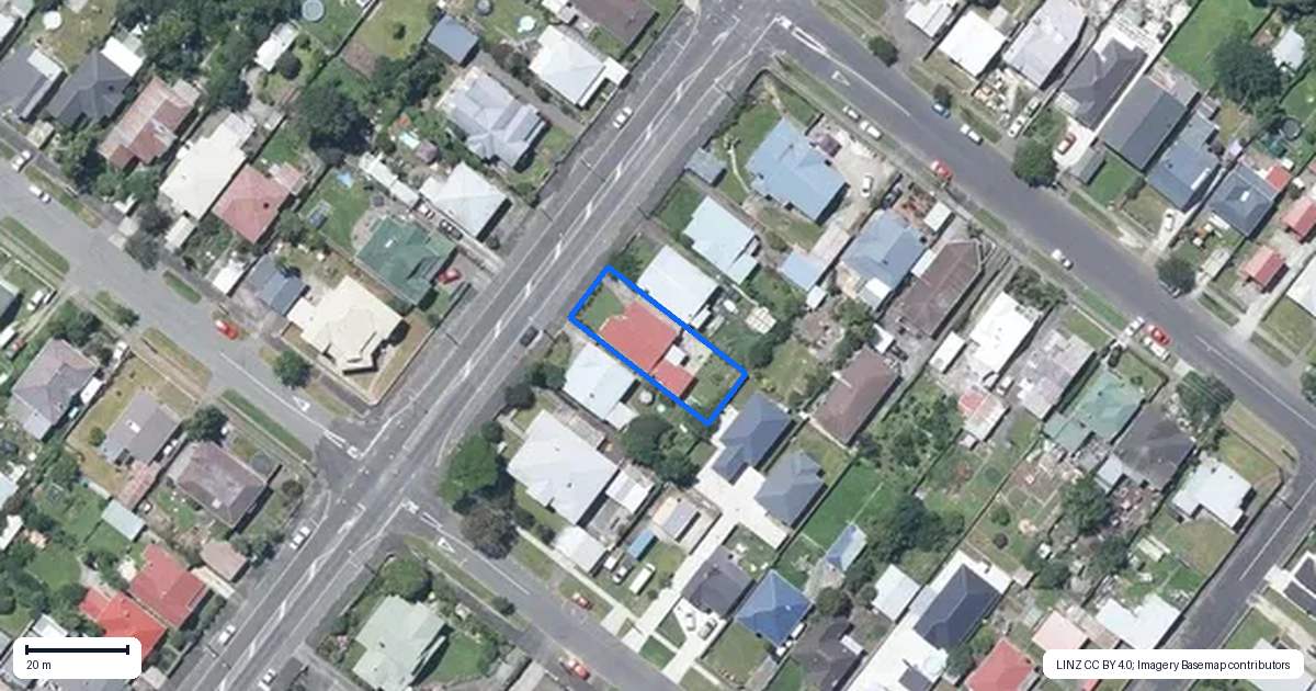 Property context map for 81 Glasgow Street, Whanganui