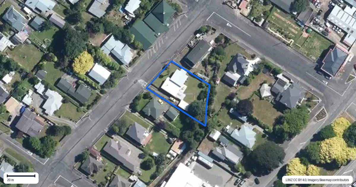 Property context map for 11A Arthur Street, Pahiatua