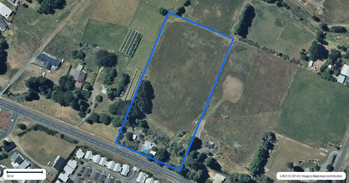 Property context map for 5 Rangataua Road, Ohakune