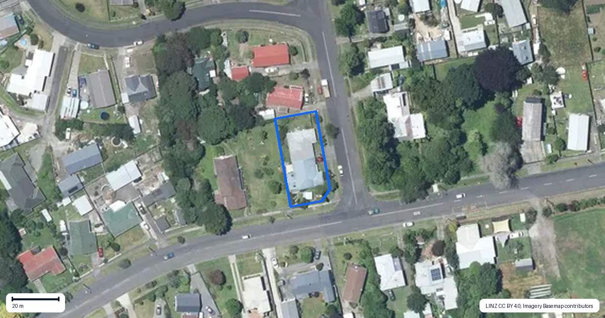 Property context map for 1B Cedar Drive, Aramoho, Whanganui