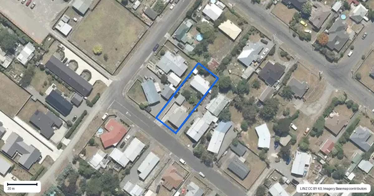Property context map for 5A Moore Crescent, Carterton