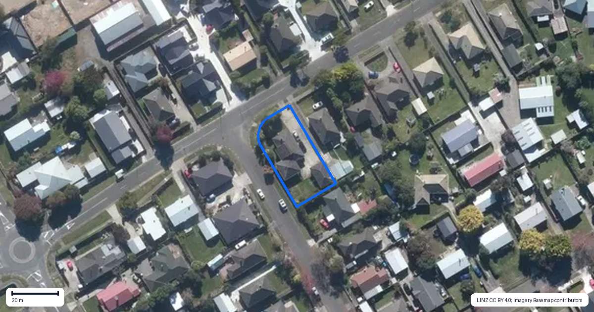 Property context map for 110 Limbrick Street, Terrace End, Palmerston North