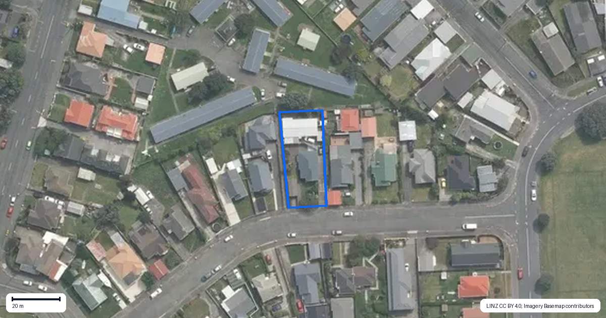 Property context map for 14 Wayside, Miramar, Wellington