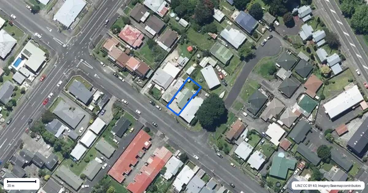 Property context map for 26 Harrison Street, Whanganui